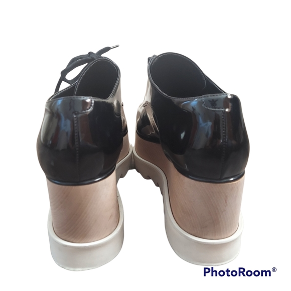 Stella McCartney Elyse Vegan Platform Oxfords - Picture 8 of 11